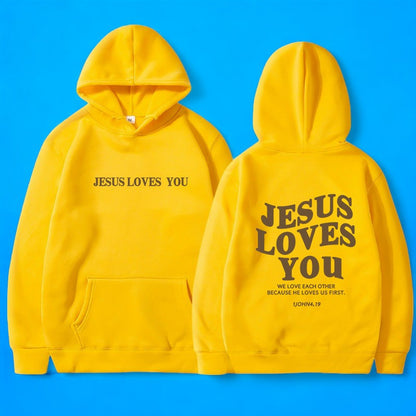 Lena | Oversized hoodie | Jesus loves you |