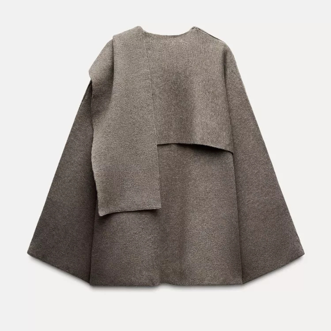 Elif Cape Coat | Stilig och Bekväm Cape för Alla Tillfällen