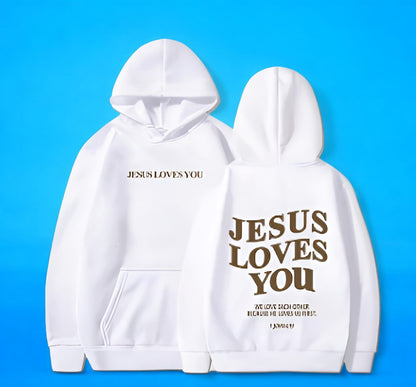 Lena | Oversized hoodie | Jesus loves you |