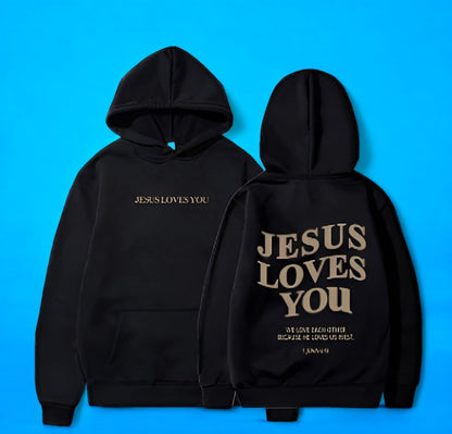 Lena | Oversized hoodie | Jesus loves you |