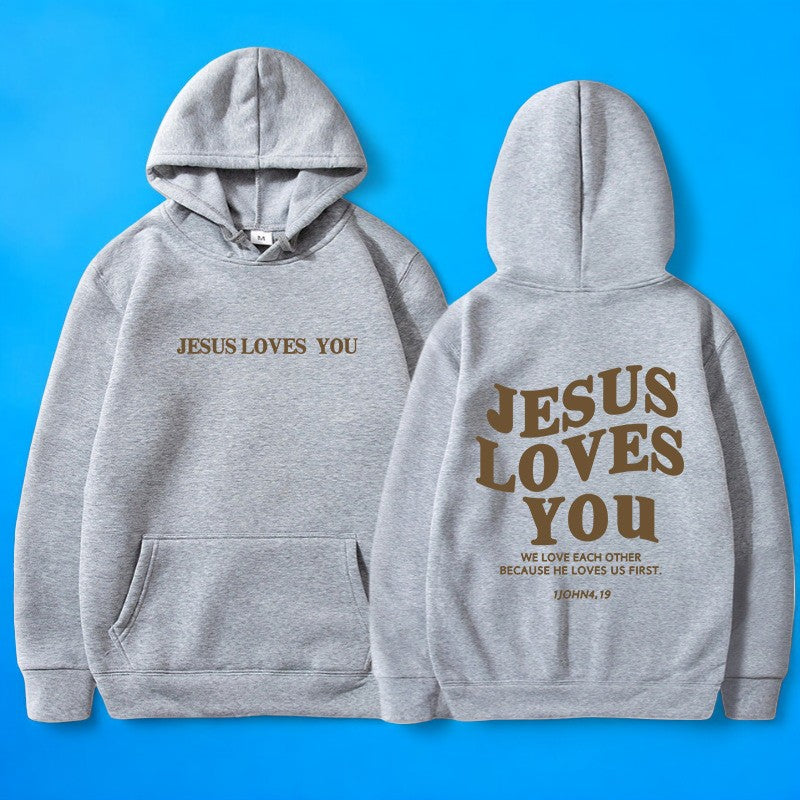 Lena | Oversized hoodie | Jesus loves you |