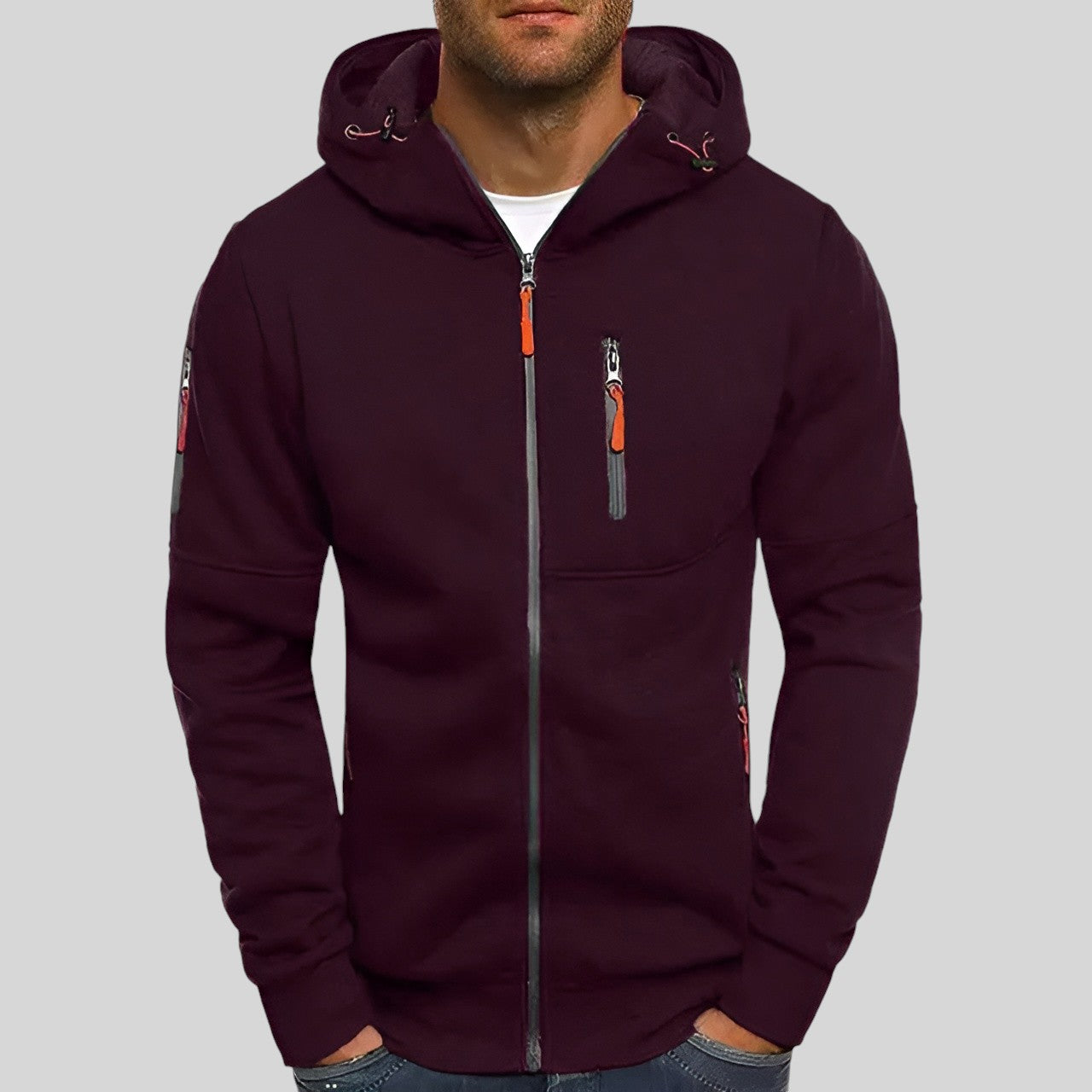 Joakim™ | Stilfull Tech-Fleece-Jacka för Herr | Gratis Joggingbyxor |