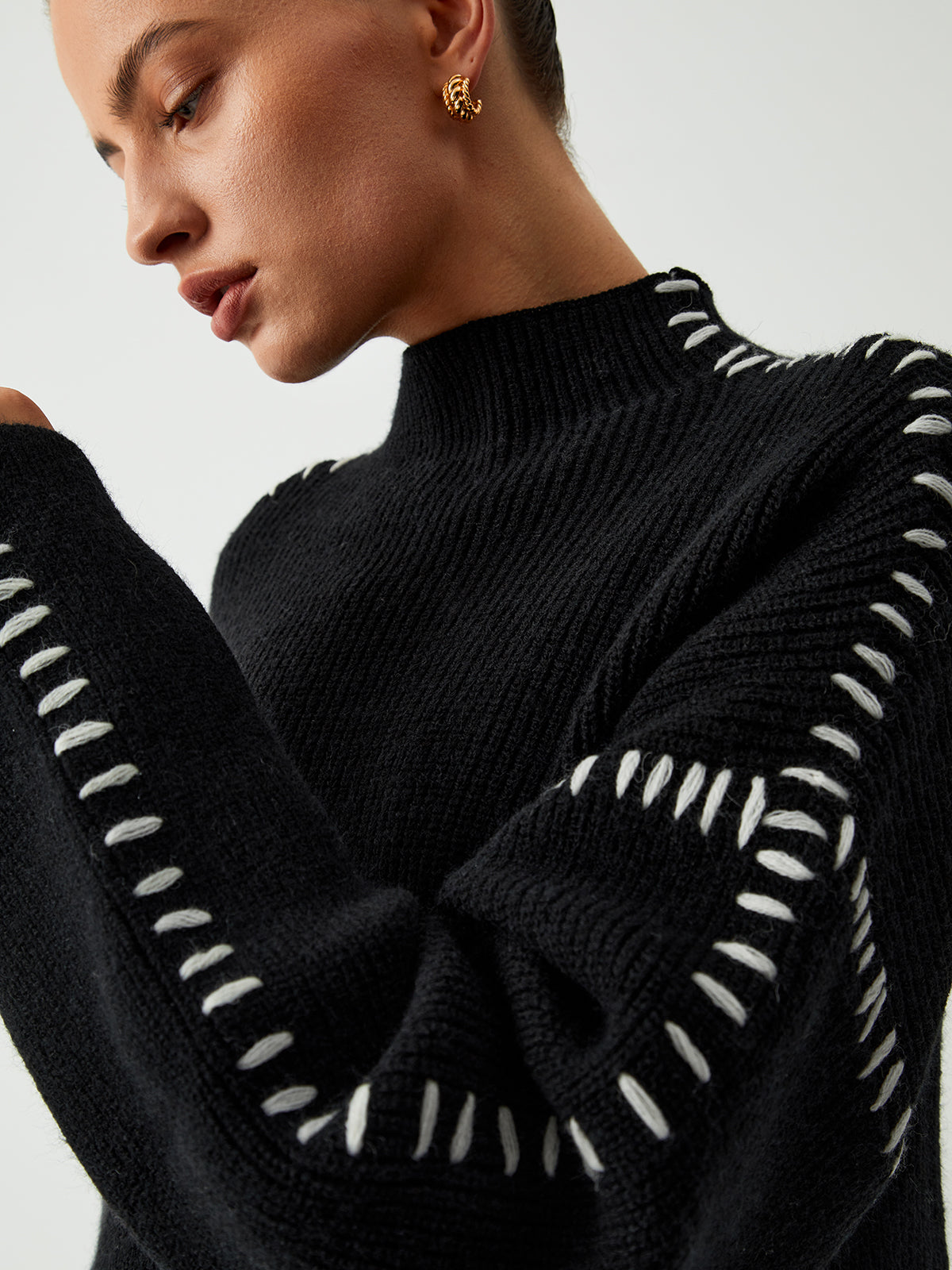 Amelia™ | Mock Neck Sweater