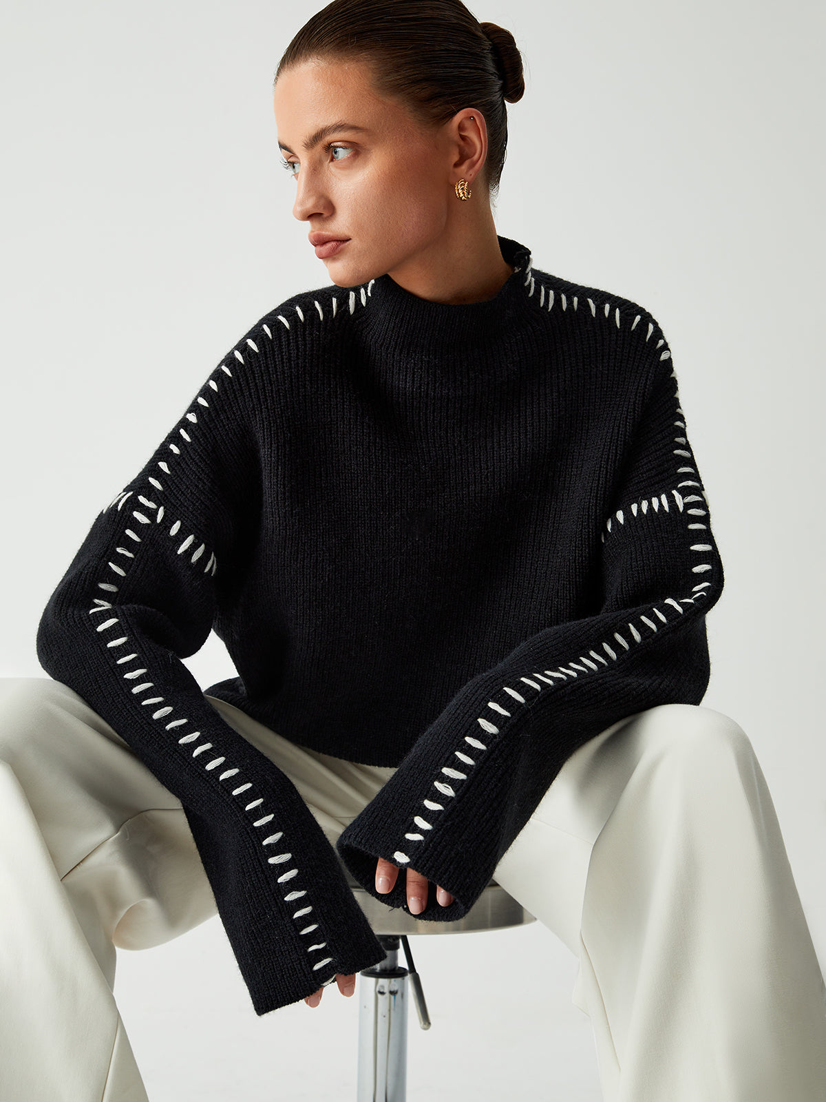 Amelia™ | Mock Neck Sweater