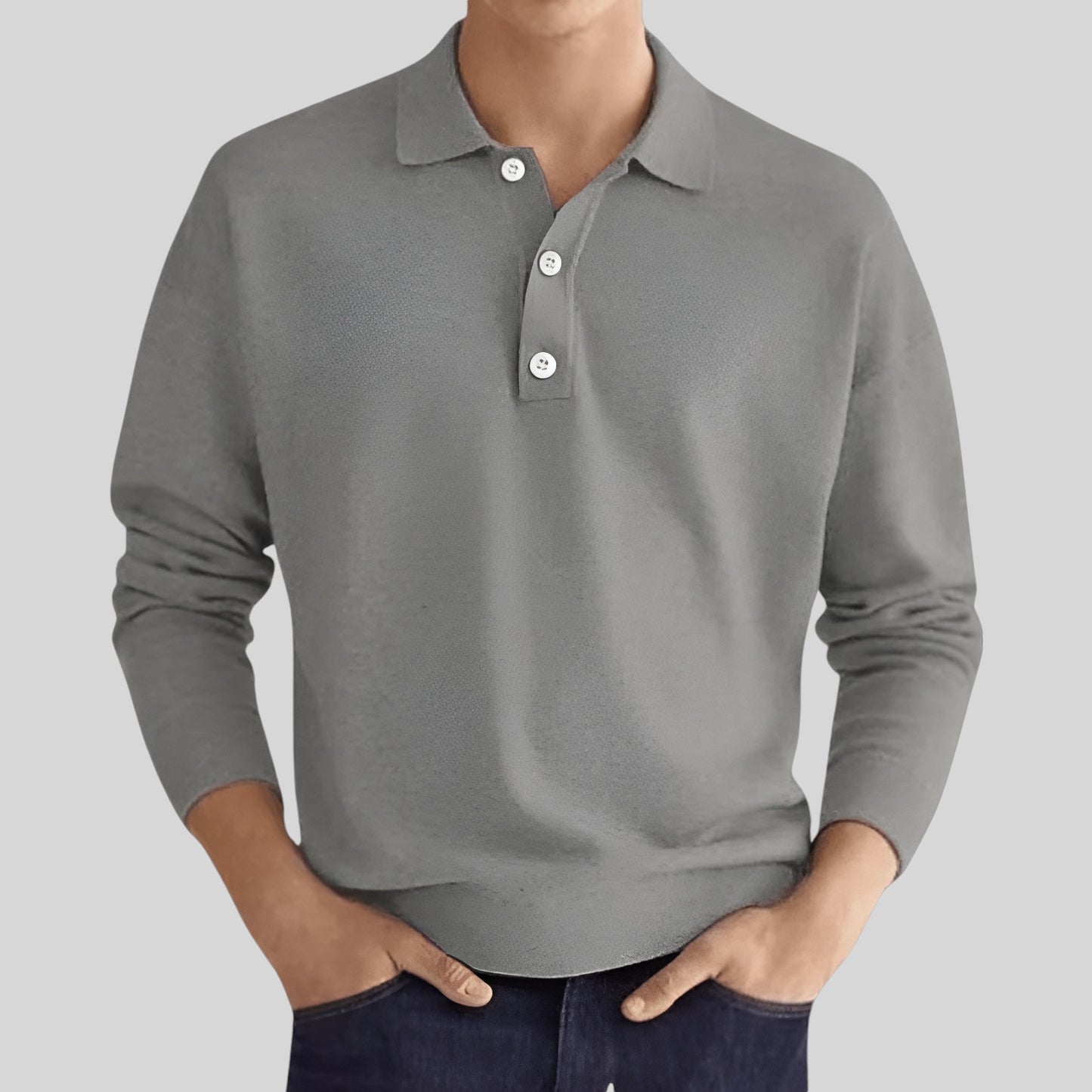 Johan™ | Elegant Polo Sweater