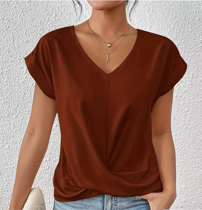 Claire | Elegant V-Hals T-Shirt