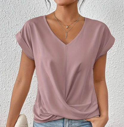 Claire | Elegant V-Hals T-Shirt