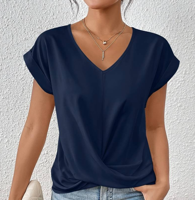 Claire | Elegant V-Hals T-Shirt