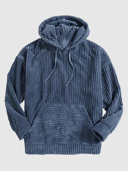 Erik™ | Den Corduroy Hoodie som Höjer Din Stil med Oöverträffad Komfort