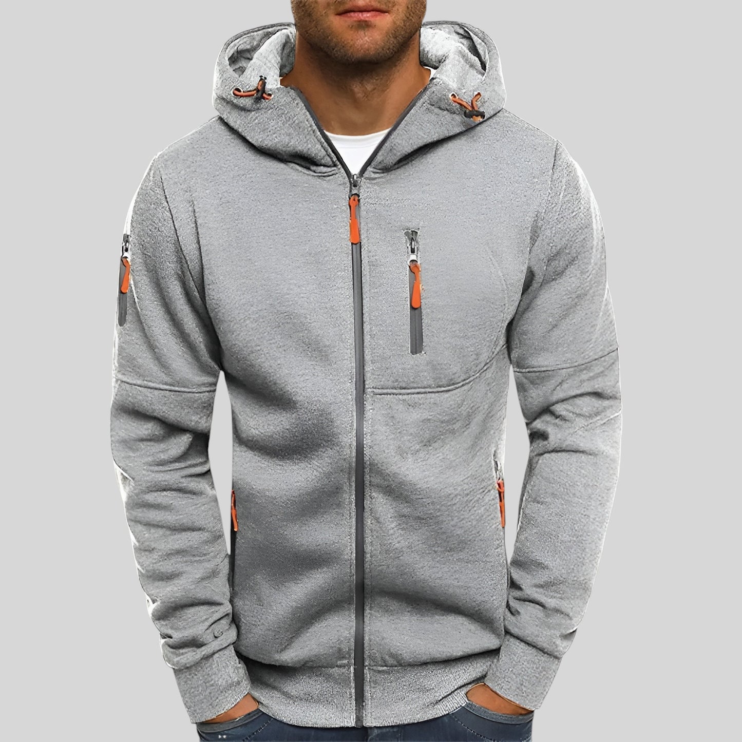 Joakim™ | Stilfull Tech-Fleece-Jacka för Herr | Gratis Joggingbyxor |